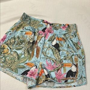 Zara Tropical Print Women's Shorts